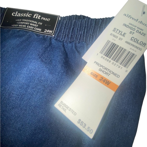 Women’s plus sz 24W nwt jeans 4x blouse plus size summer evening plus size denim - Picture 5 of 15